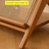 6 WoodBee Craft "The Horizon Loom" Premium Rattan Cane Coffee Table