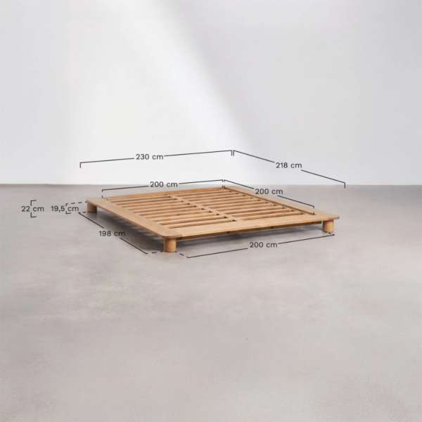 6 WoodBee Craft "The Kanso Zen" Premium Low Profile Wooden Platform Bed