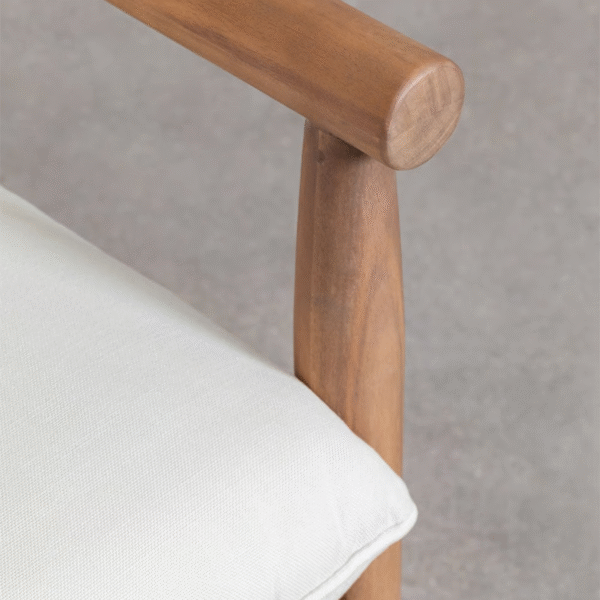 6 WoodBee Craft "The Nordic Spindle Single" Premium Scandinavian Minimal Wood Armchair