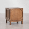 6 WoodBee Craft "The Aurelia" Premium Fluted Glass Bedside Table