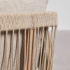 7 WoodBee Craft "The Cordage" Premium Modern Minimalist Woven Rope Sofa
