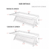 7 WoodBee Craft "The Horizon Loom" Premium Rattan Cane Coffee Table
