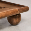 WoodBee Craft "The Orbison Arch" Premium Spherical Feet Platform Bed
