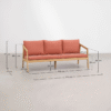 8 WoodBee Craft "The Cordage" Premium Modern Minimalist Woven Rope Sofa