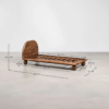8 WoodBee Craft "The Half-Moon Orb" Premium Low Profile Single Wood Bed
