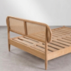 8 WoodBee Craft "The Aurelia Loop" Premium Rattan Cane Platform Bed