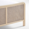 8 WoodBee Craft "The Aurelia Zen" Premium Natural Cane Wooden Bed Frame