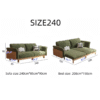 8 WoodBee Craft "The Verdant Flex" Premium Convertible Wood Sleeper Sofa