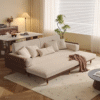 8 WoodBee Craft "The Verve Moss" Premium Modern Wood Sleeper Sofa