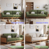WBC-SCB-003 WoodBee Craft "The Verdant Flex" Premium Convertible Wood Sleeper Sofa