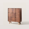 WoodBee Craft "The Matrix 9" Handcrafted 9 Cube Modular Wood Storage Dresser