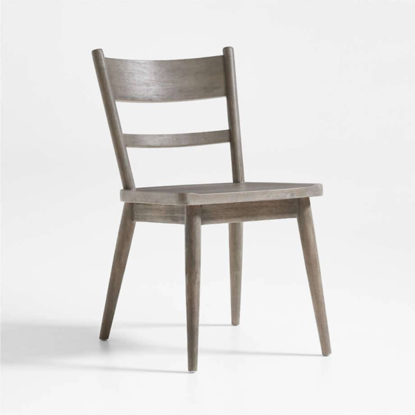 10 WoodBee Craft "The Onyx Ladder" Handcrafted Black Wooden Ladder Back Dining Chairs (Set of 2)