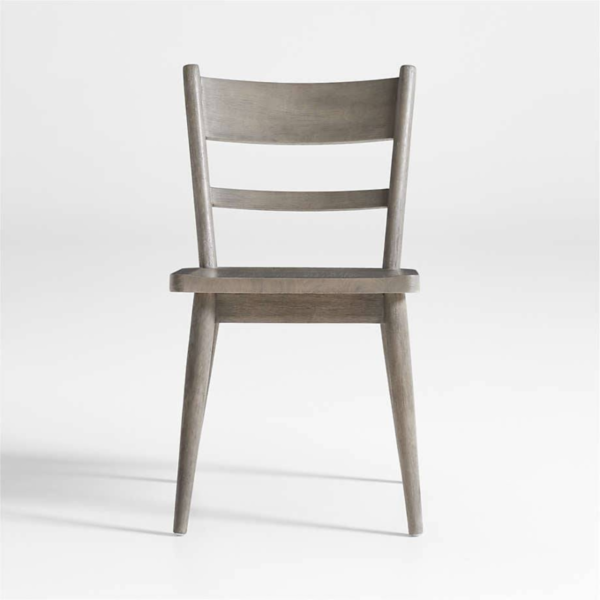 11 WoodBee Craft "The Onyx Ladder" Handcrafted Black Wooden Ladder Back Dining Chairs (Set of 2)