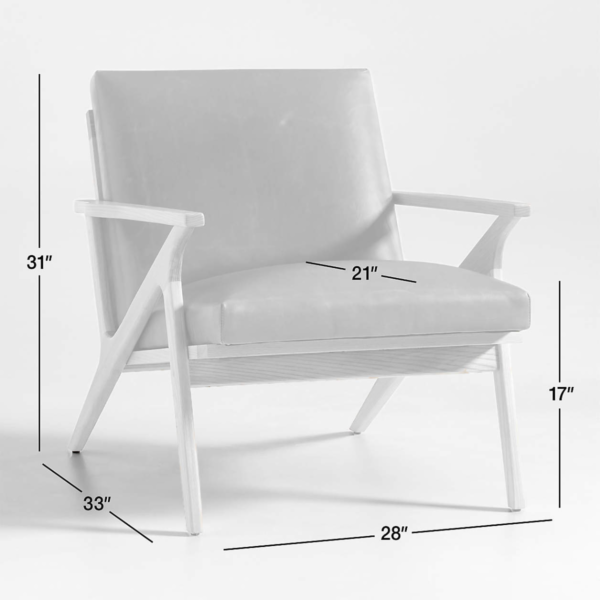 11 WoodBee Craft "The Cavett Retro" Premium Mid Century Leatherette Accent Chair