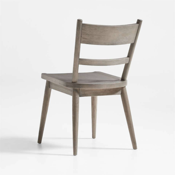 13 WoodBee Craft "The Onyx Ladder" Handcrafted Black Wooden Ladder Back Dining Chairs (Set of 2)