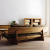 2 WoodBee Craft "The Lowland Haven" Handcrafted Low Profile Solid Wood Daybed Sofa