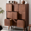 WoodBee Craft "The Matrix 9" Handcrafted 9 Cube Modular Wood Storage Dresser