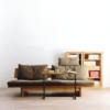 3 WoodBee Craft "The Lowland Haven" Handcrafted Low Profile Solid Wood Daybed Sofa