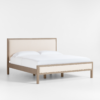 3 WoodBee Craft "The Haven Linen" Premium Upholstered Wood Panel Bed Frame