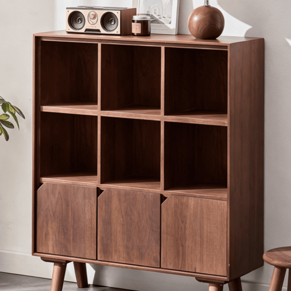 WoodBee Craft "The Matrix 9" Handcrafted 9 Cube Modular Wood Storage Dresser