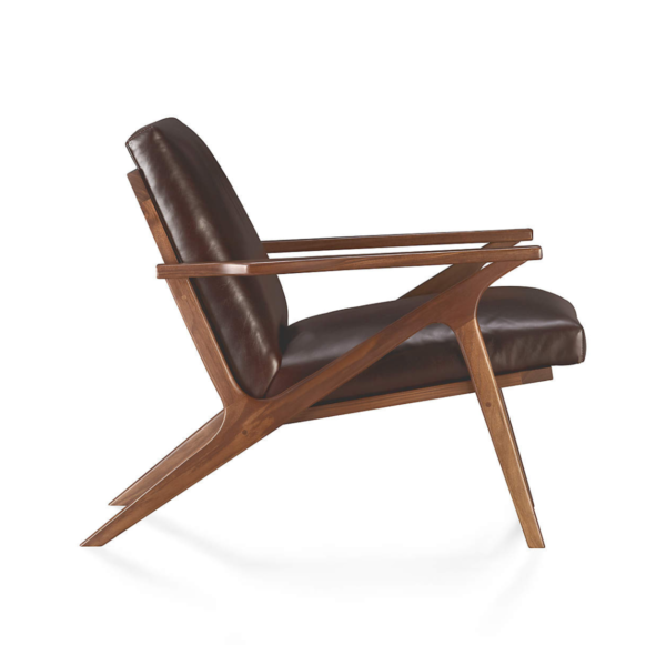 4 WoodBee Craft "The Cavett Retro" Premium Mid Century Leatherette Accent Chair