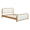 5 WoodBee Craft "The Cloud Scallop" Premium Scalloped Bouclé Wood Bed Frame