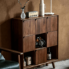 WoodBee Craft "The Matrix 9" Handcrafted 9 Cube Modular Wood Storage Dresser