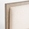 6 WoodBee Craft "The Haven Linen" Premium Upholstered Wood Panel Bed Frame