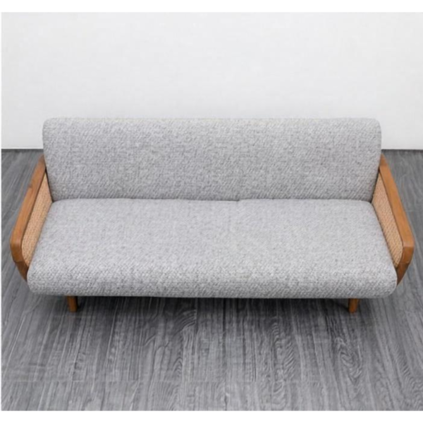 WoodBee Craft "The Nordic Rattan" Premium 3 Seater Cane Armrest Sofa