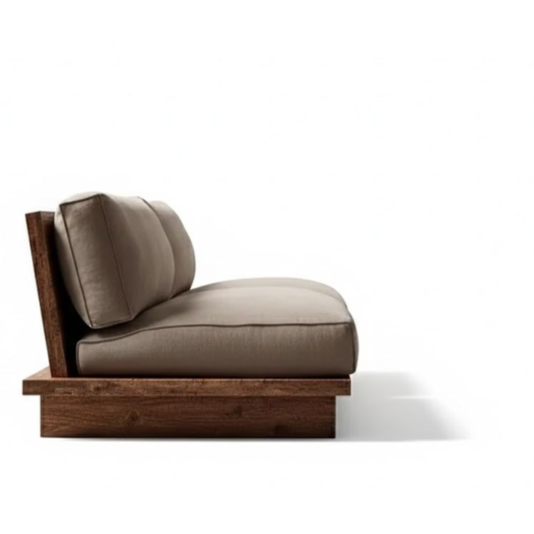 7 WoodBee Craft "The Horizon Platform" Handcrafted Armless Low Wooden Platform Sofa
