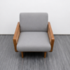 WoodBee Craft "The Nordic Solo" Premium Single Seater Cane Armchair Sofa