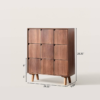 WoodBee Craft "The Matrix 9" Handcrafted 9 Cube Modular Wood Storage Dresser