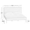 9 WoodBee Craft "The Haven Linen" Premium Upholstered Wood Panel Bed Frame