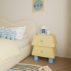WoodBee Craft "The Prism Pod" Handcrafted Kids Trapezoid Wooden Bedside Table