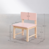 10 Woodbee craft "The Little Scholar" Handcrafted Kids Wooden Desk and Chair Set