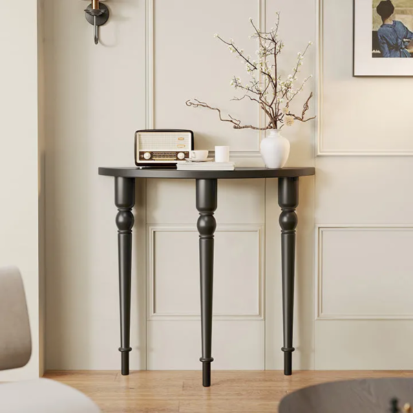 10 Woodbee craft "The Antoinette" Handcrafted French Roman Column Console Table