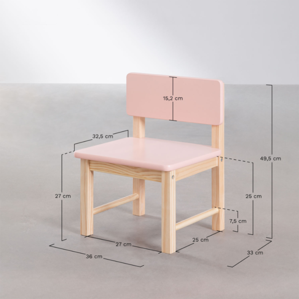 10 Woodbee craft "The Little Scholar" Handcrafted Kids Wooden Desk and Chair Set