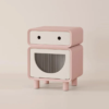 12 Woodbee craft "The Little Bot" Handcrafted Kids Robot Wooden Bedside Nightstand