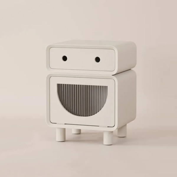 15 Woodbee craft "The Little Bot" Handcrafted Kids Robot Wooden Bedside Nightstand