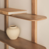 WOODBEE CRAFT "The Nordic Ledge" Handcrafted Solid Wood Floating Wall Shelf