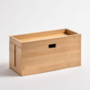 WoodBee Craft "The Cord Vault" Handcrafted Wooden Cable Box Organizer