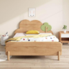 2 WoodBee Craft "The Meadow Drift" Handcrafted Kids Cloud Wooden Bed