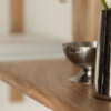 WoodBee Craft "The Kanso Tier" Handcrafted Acacia Wood Wall Shelf Unit