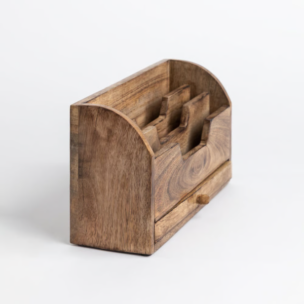 3 WoodBee Craft "The Kanso Tier" Handcrafted Wooden Desk Mail Organizer