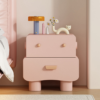 Woodbee craft "The Playful Pal" Handcrafted Kids Two Drawer Bedside Nightstand