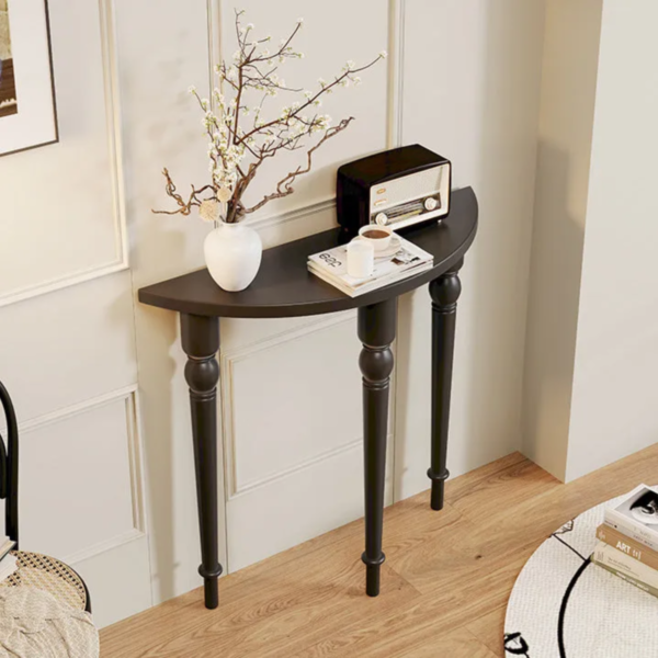 3 Woodbee craft "The Antoinette" Handcrafted French Roman Column Console Table