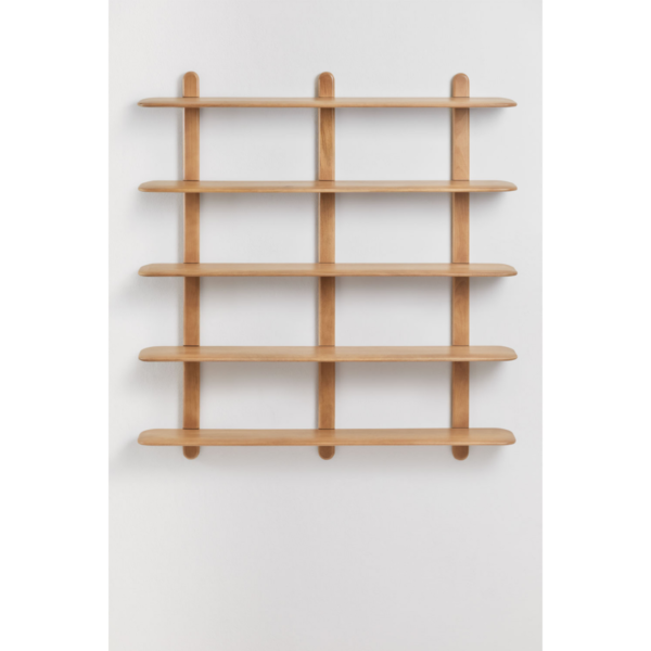 WOODBEE CRAFT "The Nordic Ledge" Handcrafted Solid Wood Floating Wall Shelf