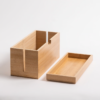 WoodBee Craft "The Cord Vault" Handcrafted Wooden Cable Box Organizer