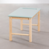 4 Woodbee craft "The Little Scholar" Handcrafted Kids Wooden Desk and Chair Set
