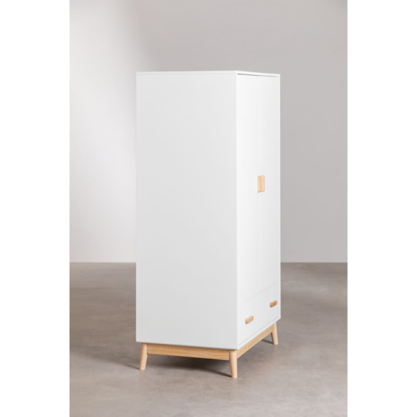 4 Woodbee craft "The Nordic Haven" Kids Two Door Wooden Wardrobe